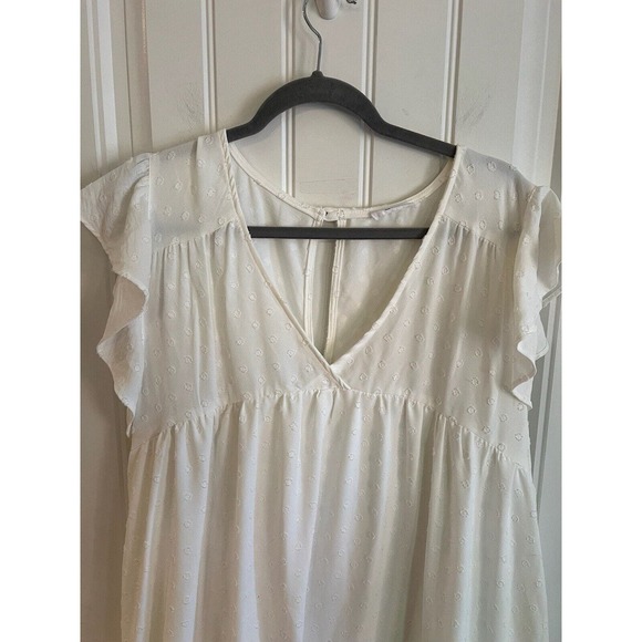 Chic Soul Sweet Honey Bee‎ Dress White Swiss Dot Size 2XL - Picture 3 of 6